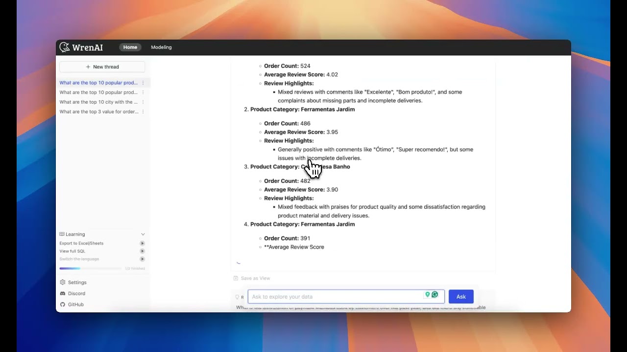 Wren AI - Video Overview