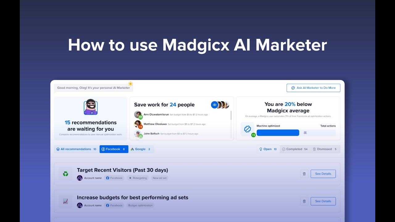 Madgicx - Video Overview