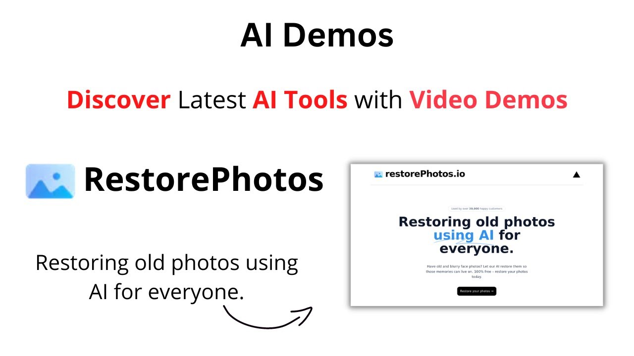restorePhotos.io - Video Overview
