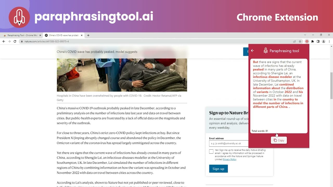 ParaphrasingTool.ai - Video Overview