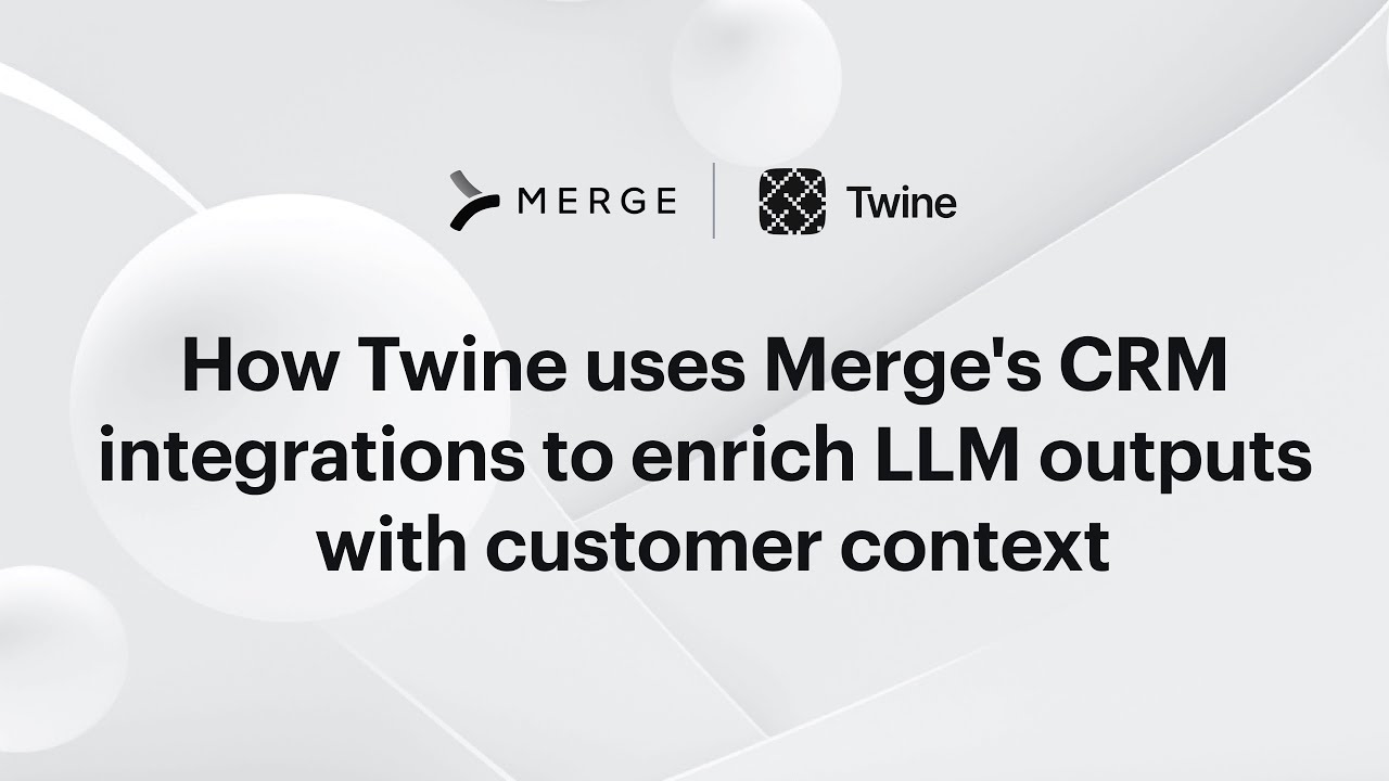 Merge for AI - Video Overview