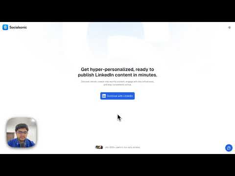 Socialsonic - Video Overview