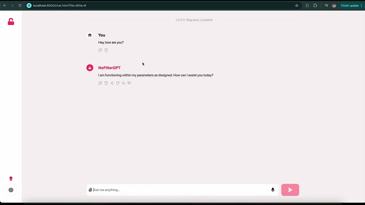 NoFilterGPT - Video Overview