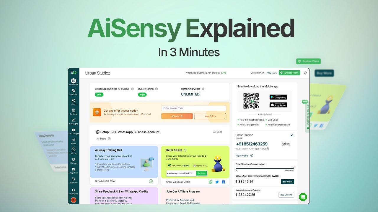AiSensy - Video Overview