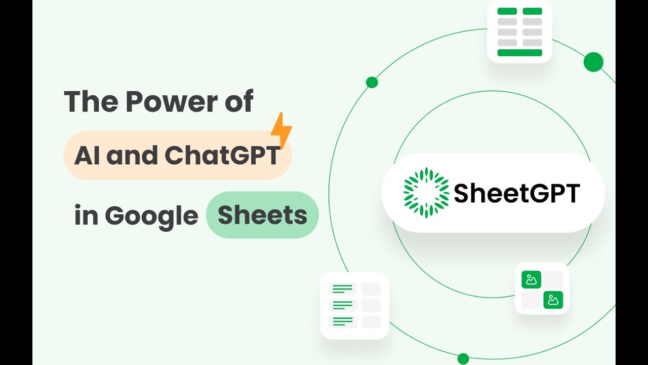 SheetGPT - Video Overview