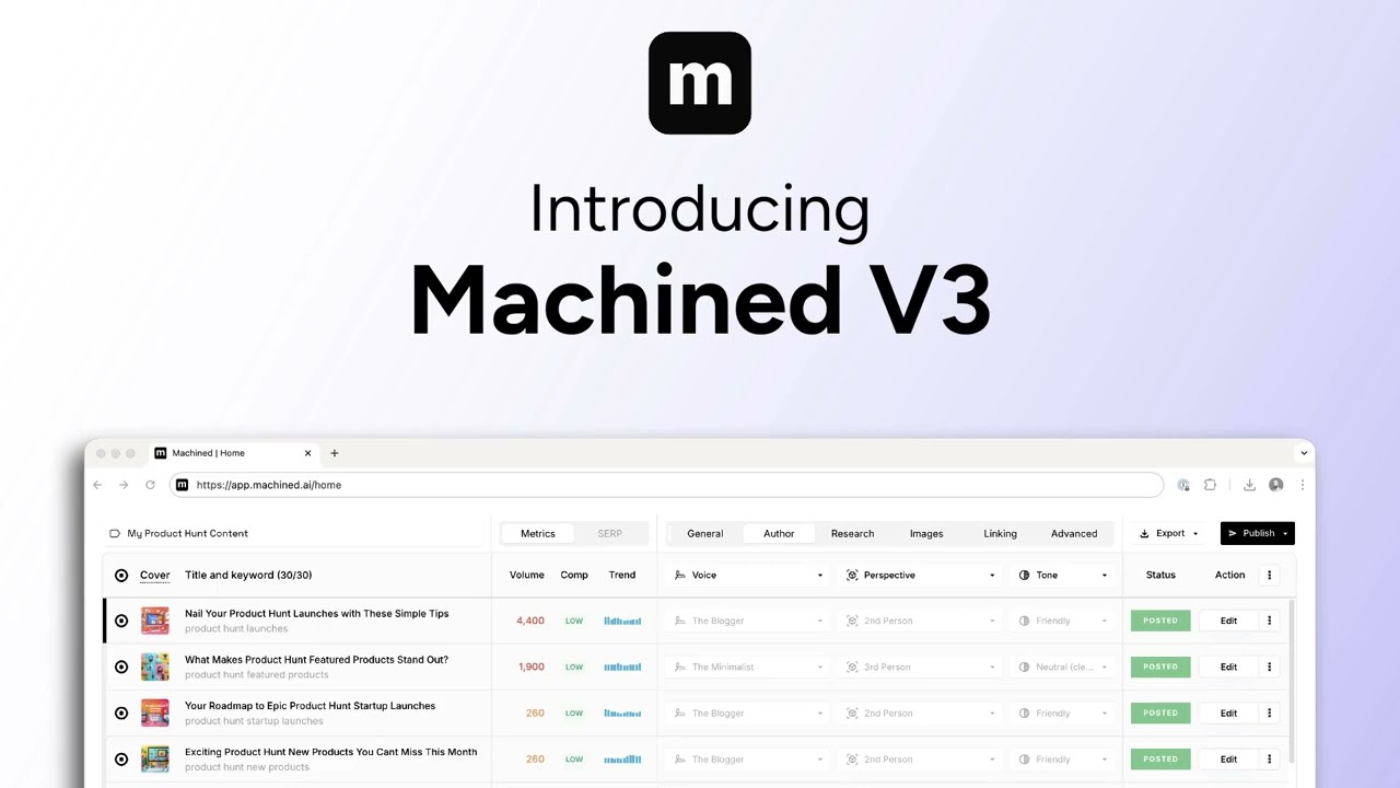 Machined - Video Overview