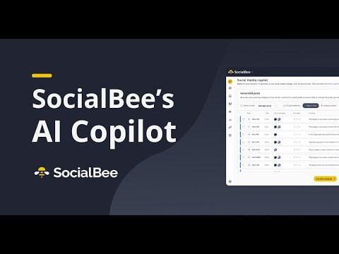 SocialBee Social Media Copilot - Video Overview