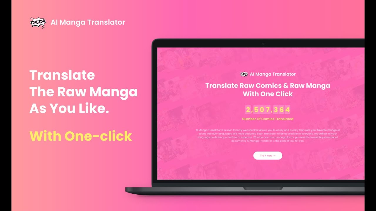 AI Manga Translator - Video Overview