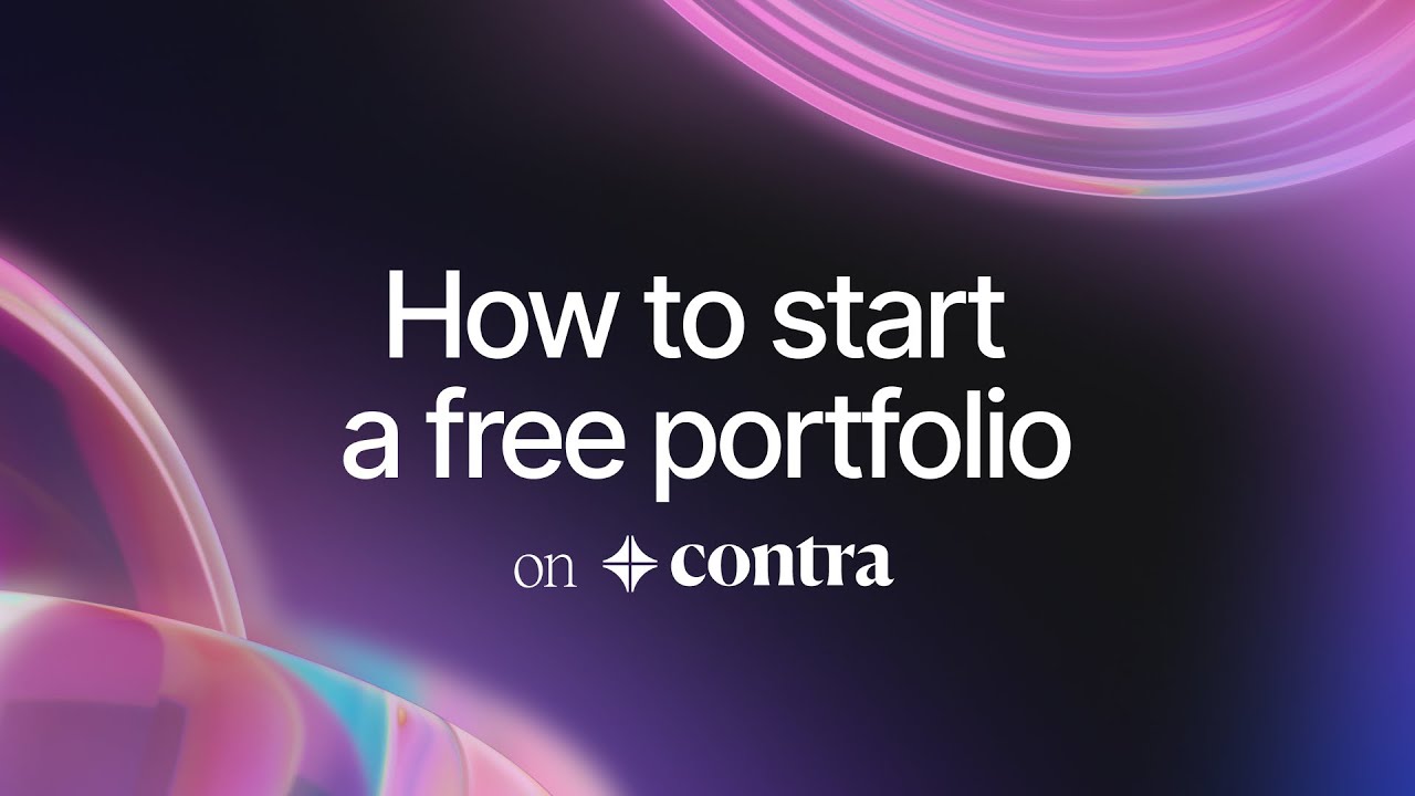 Contra Portfolio - Video Overview