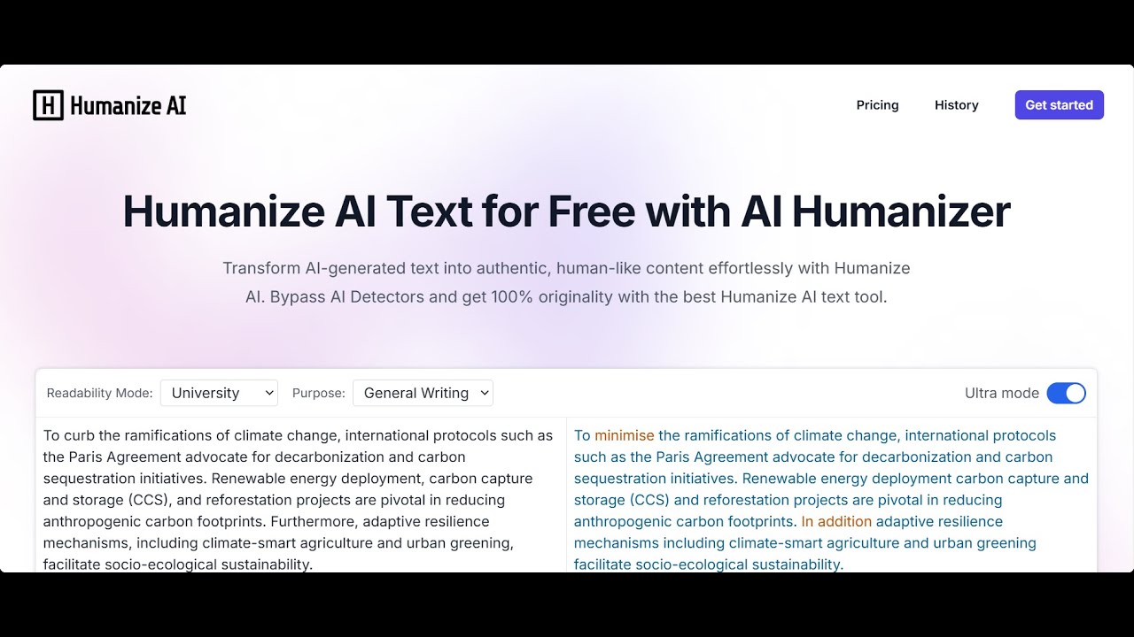HumanizeAI.com - Video Overview