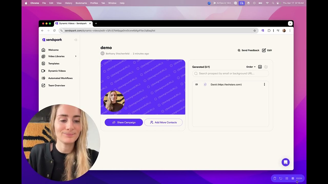 Sendspark - Video Overview
