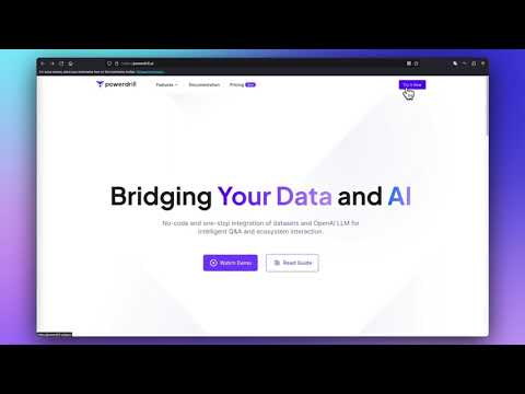 Powerdrill - Video Overview