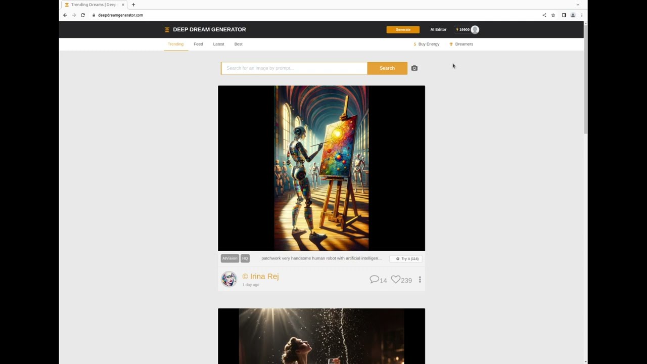 Deep Dream Generator - Video Overview