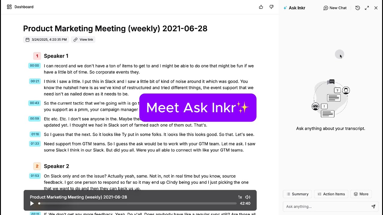 Inkr - Video Overview