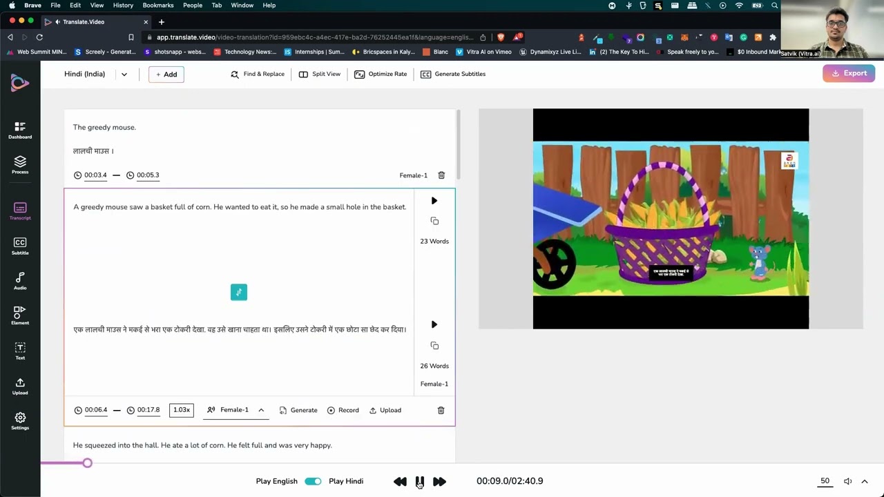 Translate.Video - Video Overview