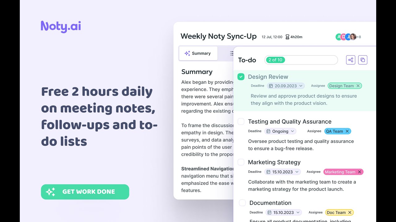 Noty.ai - Video Overview