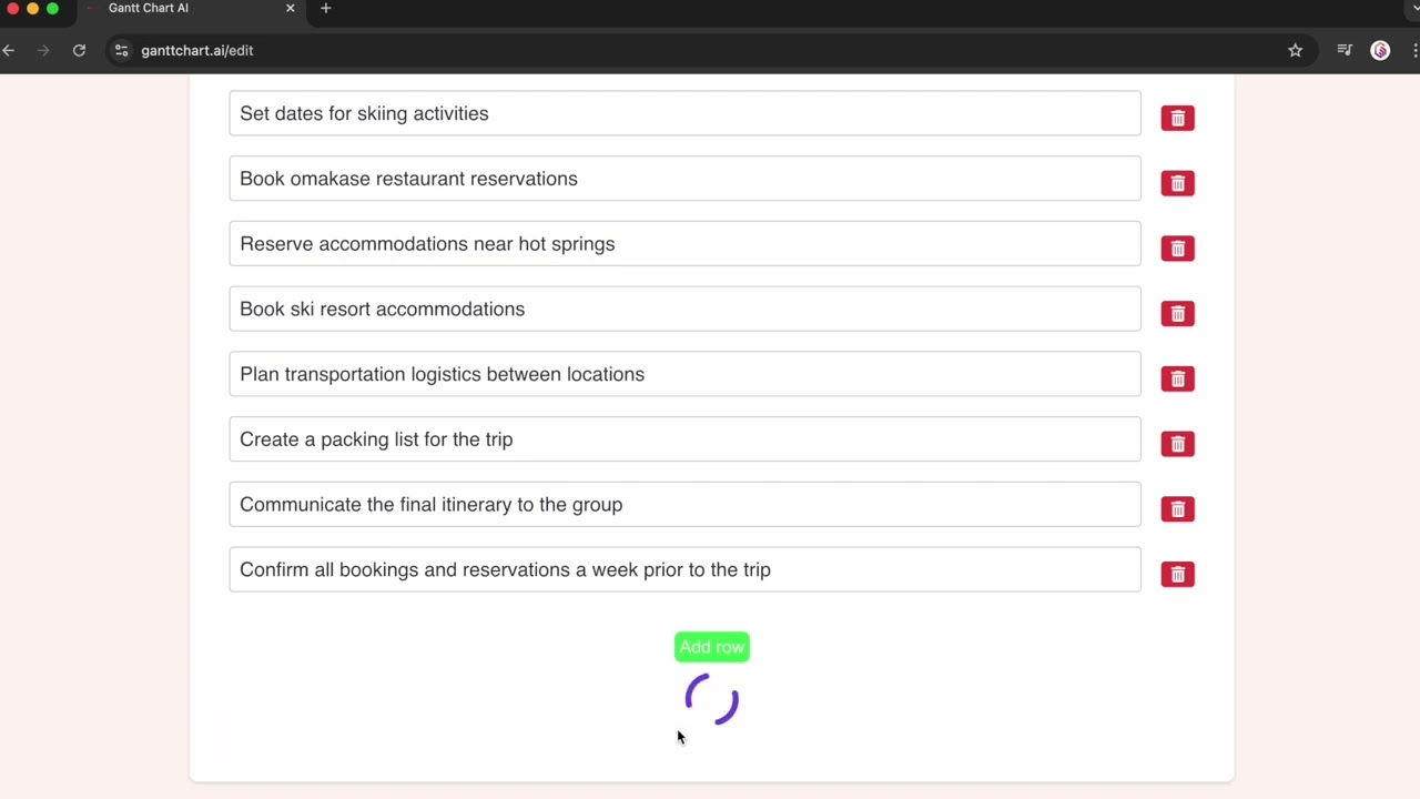 Gantt Chart AI - Video Overview