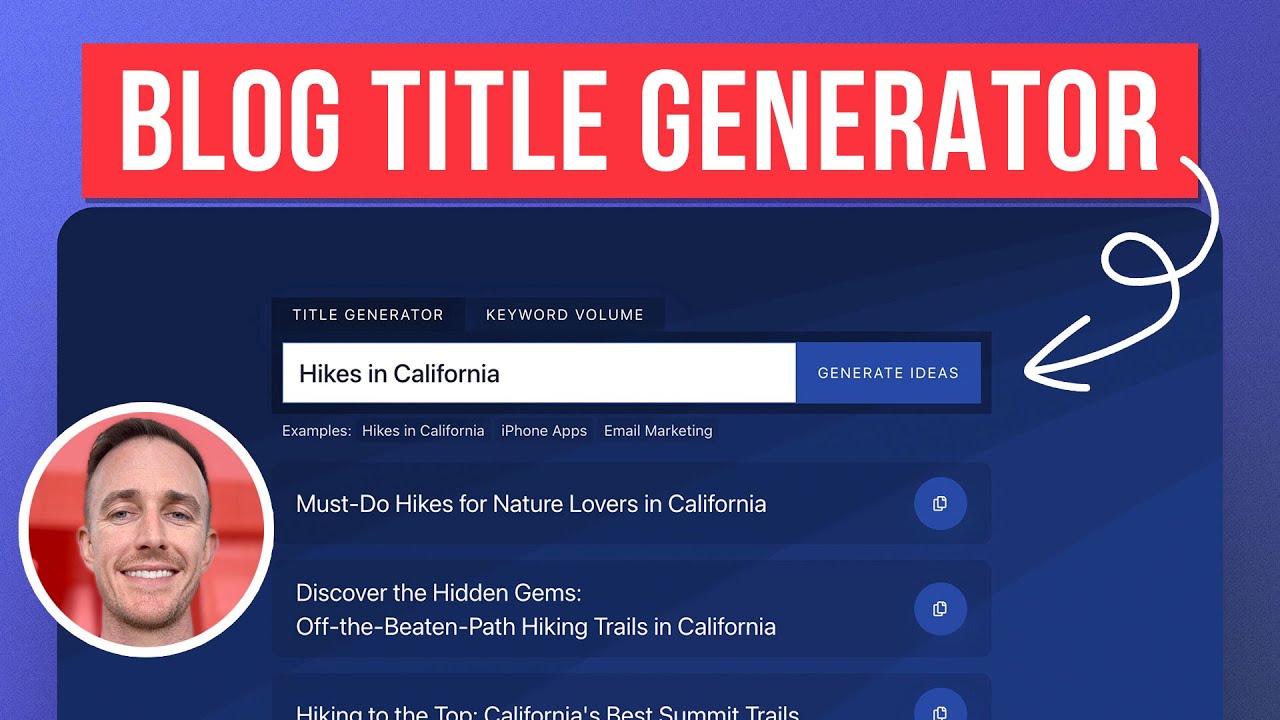 Blog Title Generator - Video Overview