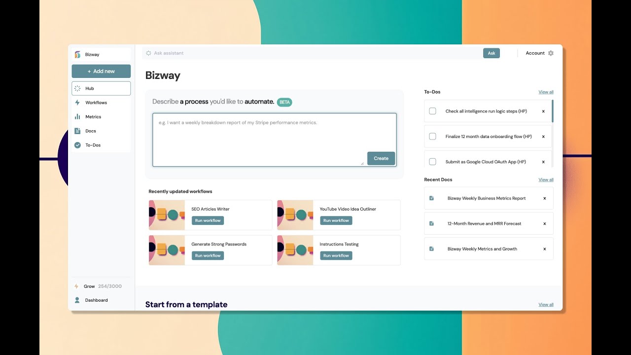 Bizway - Video Overview