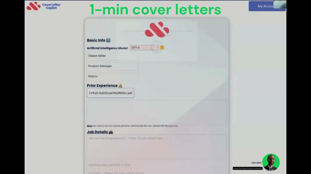 Cover Letter Copilot - Video Overview