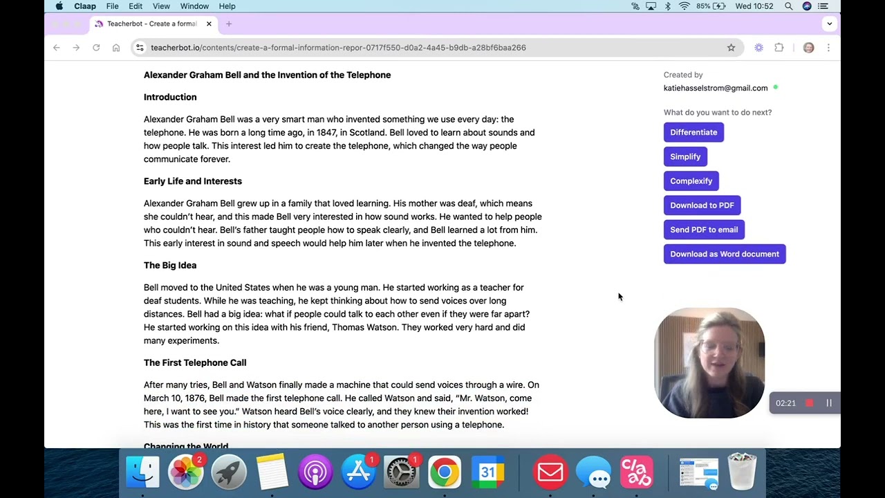 Teacherbot - Video Overview