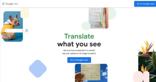 Google Lens Homework