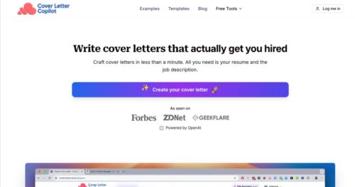 Cover Letter Copilot