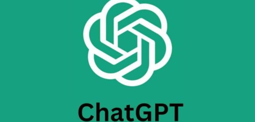 Article Image - Best AI Tools ChatGPT logo: white interwoven knot on teal background with the text 'ChatGPT'