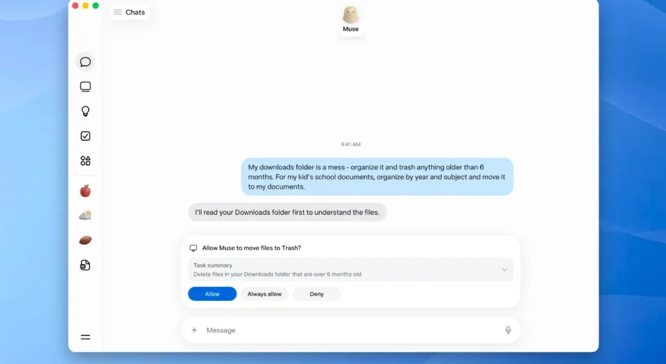 Meta’s Muse lands on Mac with full computer control