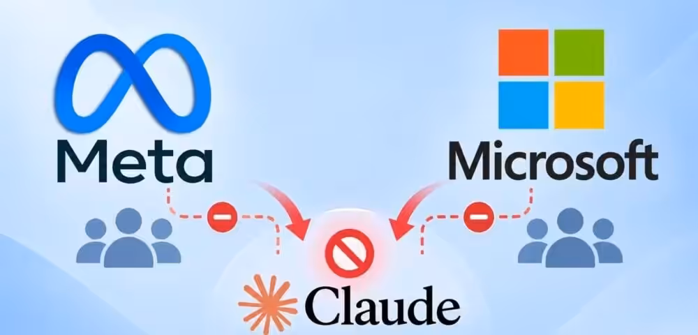 Meta and Microsoft are quietly pulling back on Claude AI internally